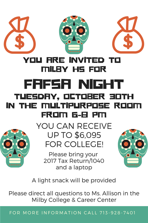 FAFSA Night Oct 30 